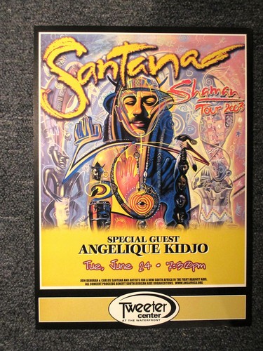 Santana concert poster - santana,